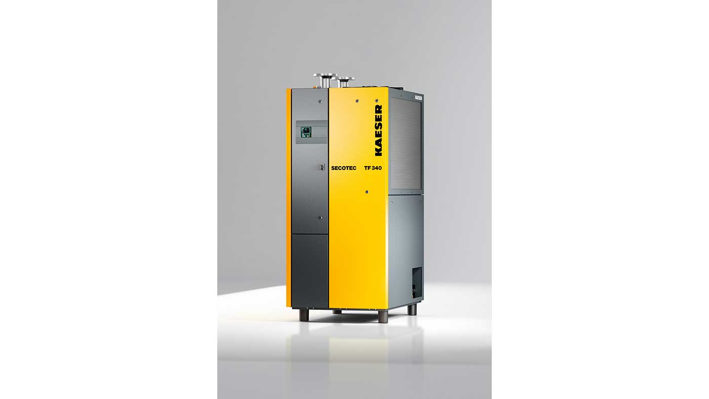 Refrigeration dryer with innovative thermal storage system KAESER