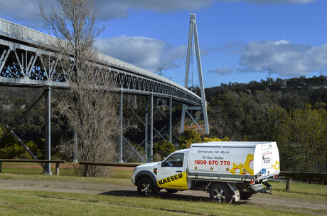 KAESER AIR everywhere - here near Batman Bridge, Tasmania