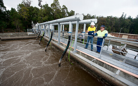 Kaeser blowers at Collie WWTP