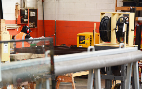 Kaeser compressed air supply system at Fisher West Auckland