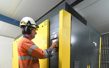 Kaeser Compressors reference project: The Kaeser DSDX 305 series rotary screw compressor at Golden Bay Cement’s manufacturing plant in Whangarei, NZ