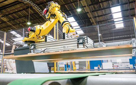 Compressed air powers a number of axis robots at Hume Doors