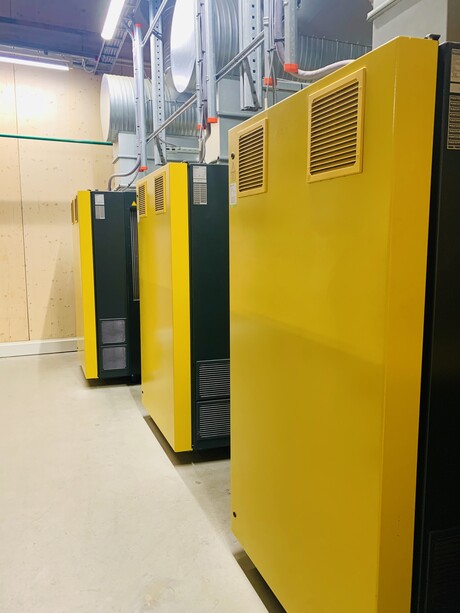 Three Kaeser compressors ensure the required compressed air.