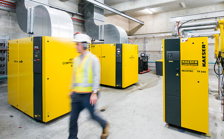 Kaeser compressors at Malabar WWTP