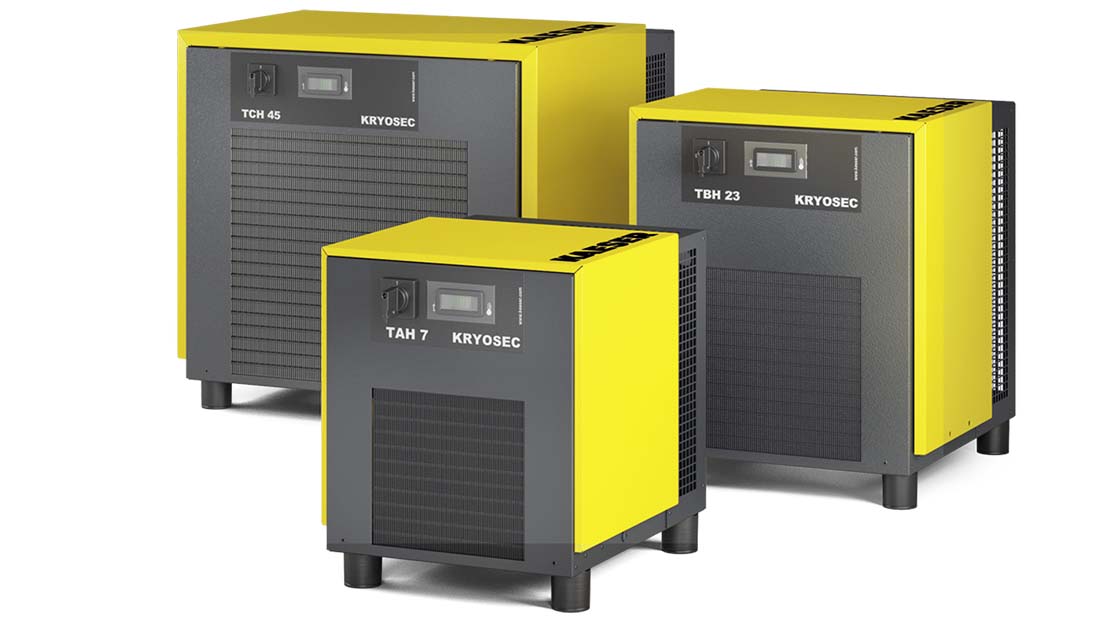 Compact KRYOSEC refrigeration dryers up to 4.5 m³/min KAESER