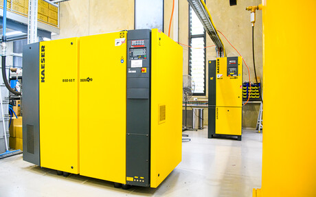 Kaeser Compressors reference project: The Kaeser BSD 65 T selected to meet the additional compressed air requirements at Victor Footwear