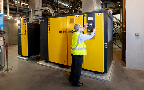 Kaeser compressed air system at the Adelaide News Corp Australia print centre