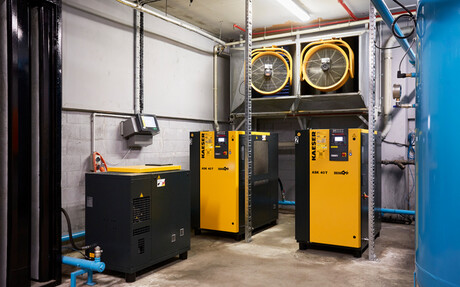 Kaeser Compressors reference project: The new Kaeser compressed air system at Stuff's print plant in Petone
