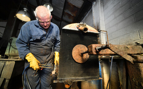 Kaeser Compressors reference project: Compressed air is an essential utility used and relied upon every day in Trevor French Radiators’ workshop