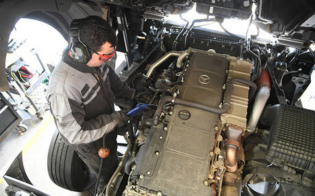 Kaeser compressed air being used at Trucks & Trailers