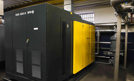 The latest generation of Kaeser rotary screw compressors: DSG 220-2-SFC (132 kW)