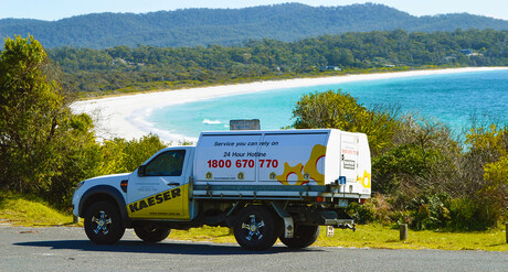KAESER AIR everywhere - here at the Bay of Fires, Tasmania
